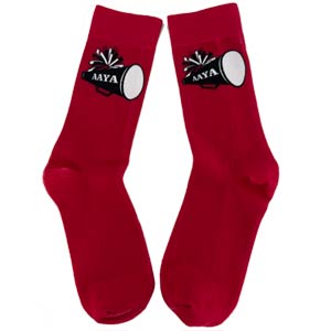 AAYA Cheer Red Socks